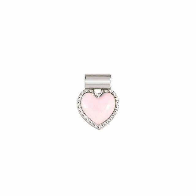 Nomination SeiMia Pendant, Pink Heart, Silver & Enamel