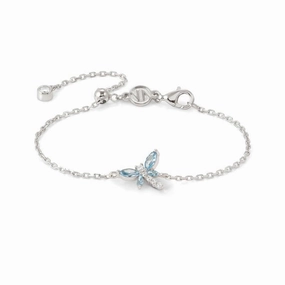 Nomination Shine Me Up Bracelet, Blue Dragonfly & Cubic Zirconia