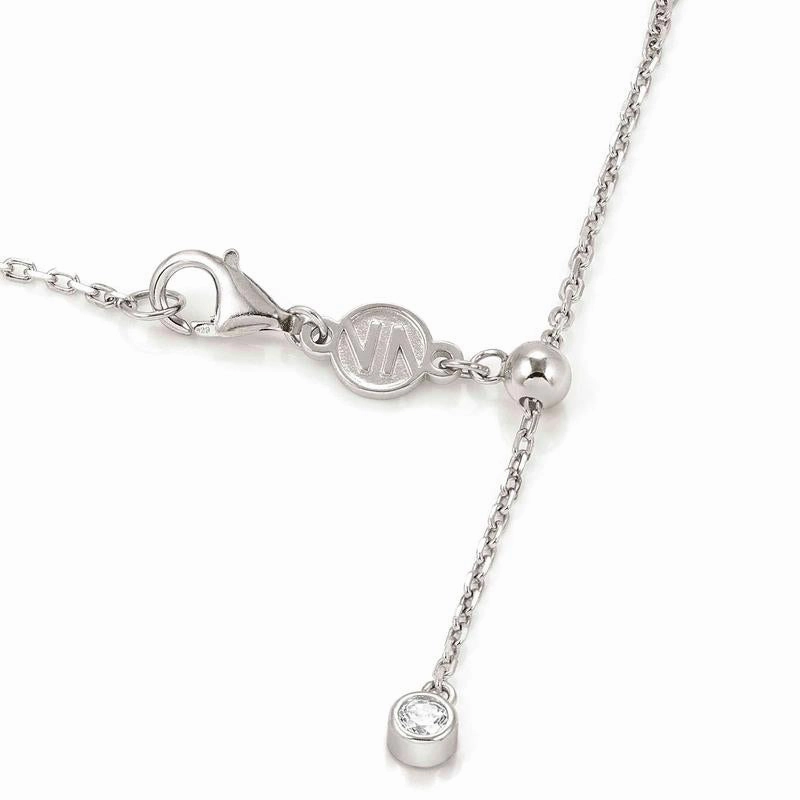 Nomination Shine Me Up Necklace, Heart with Cubic Zirconia, Sterling Silver