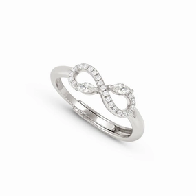 Nomination Shine Me Up Ring, Infinity & Cubic Zirconia