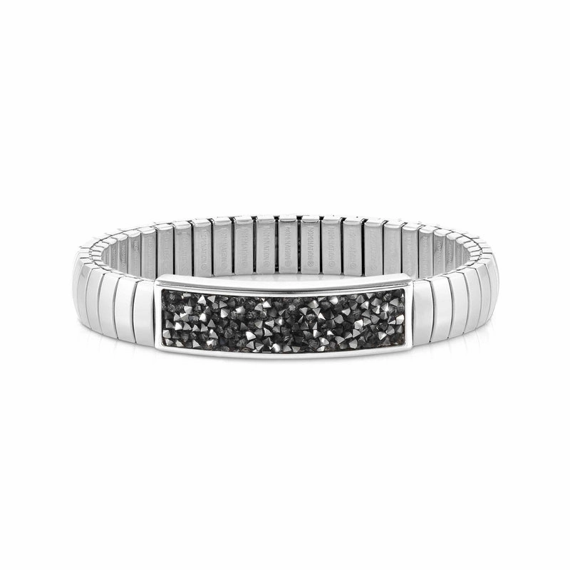Nomination Stretchable Medium Bracelet With Crystals