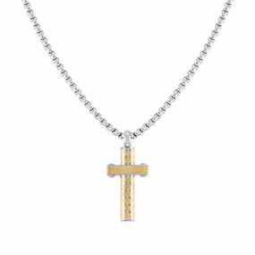 Nomination Strong Necklace, Cross, Stainless Steel