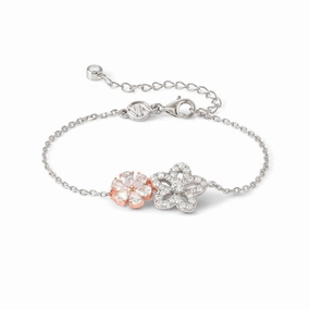 Nomination Sweetmadame Bracelet, Flower & Cubic Zirconia, Rose Gold
