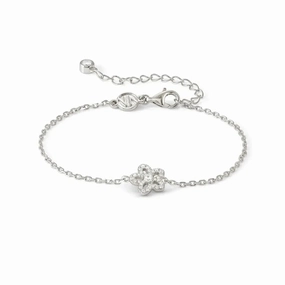 Nomination Sweetmadame Bracelet, Flower & Cubic Zirconia, Silver
