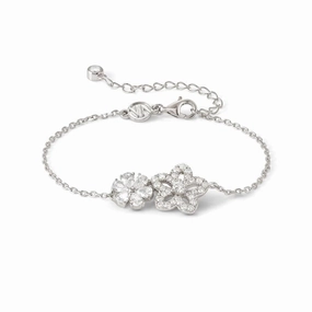 Nomination Sweetmadame Bracelet, Flower & Cubic Zirconia, Silver