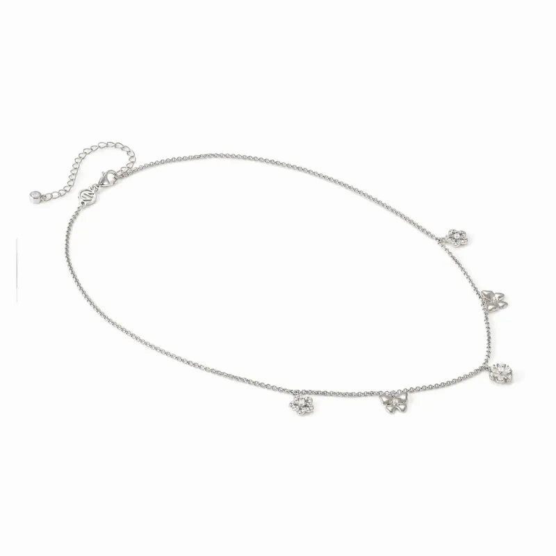 Nomination Sweetmadame Necklace, Flowers & Butterflies Mix, Sterling Silver