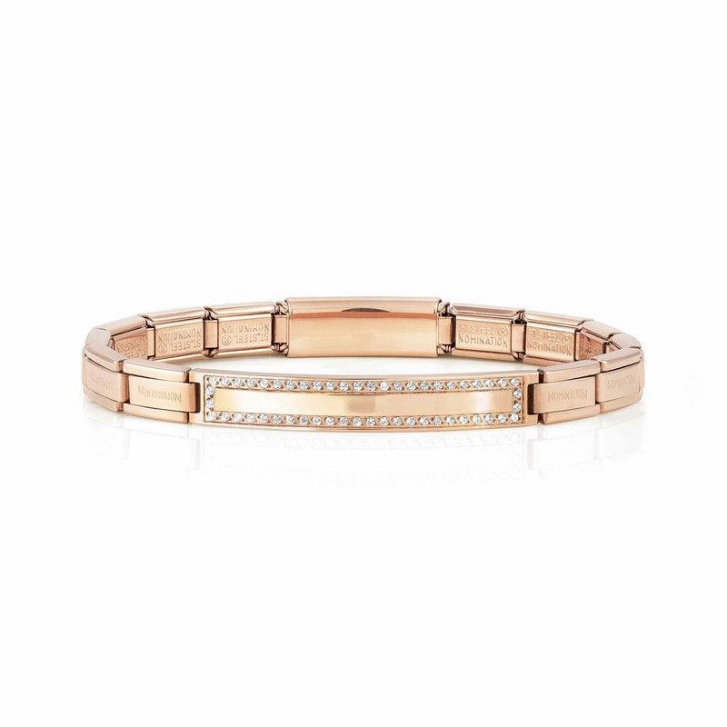 Nomination Trendsetter New York Bracelet, Plate with CZ