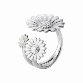 Silver Daisy Ring