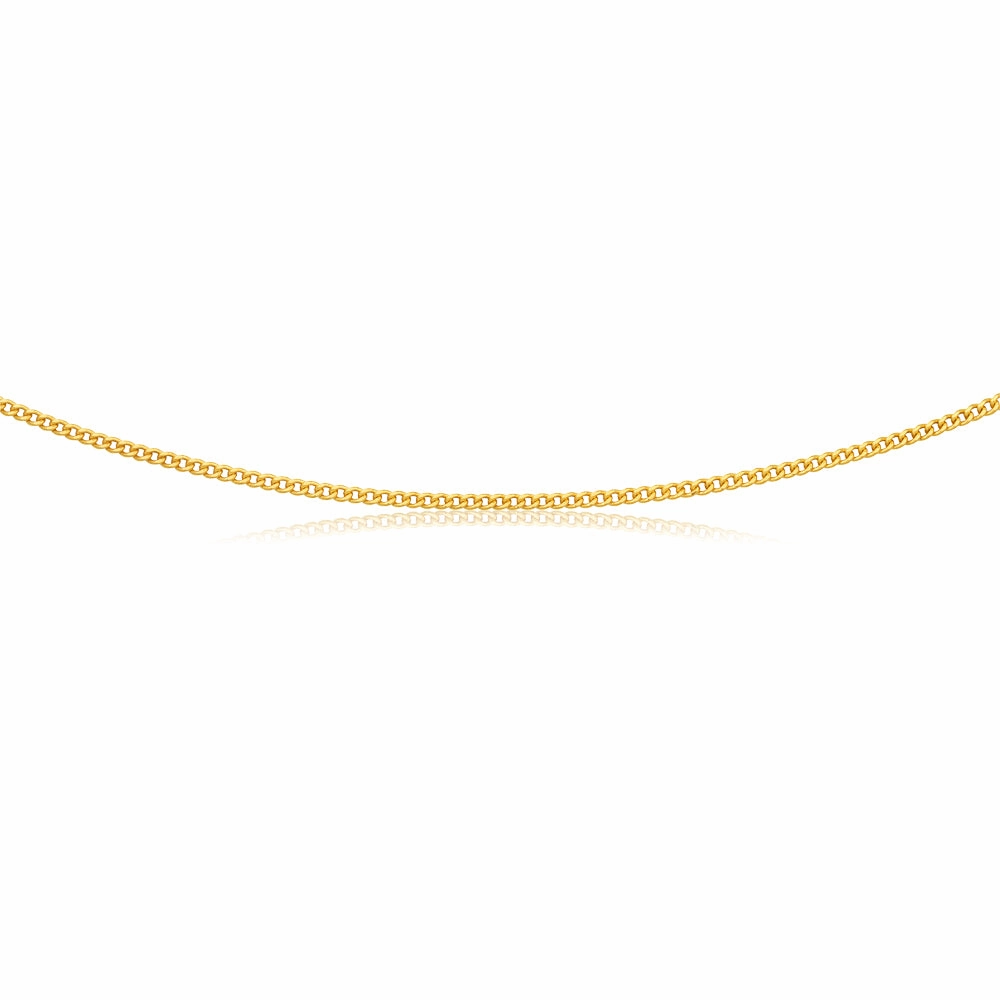 Silverfilled Curb Chain 50cm 70 Gauge