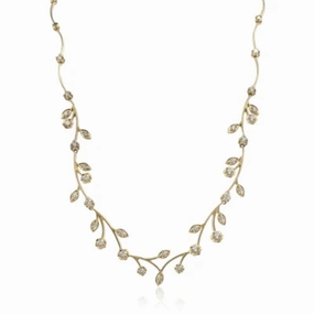 Simon G. 14k Gold Magnificent Garden Necklace with Diamonds