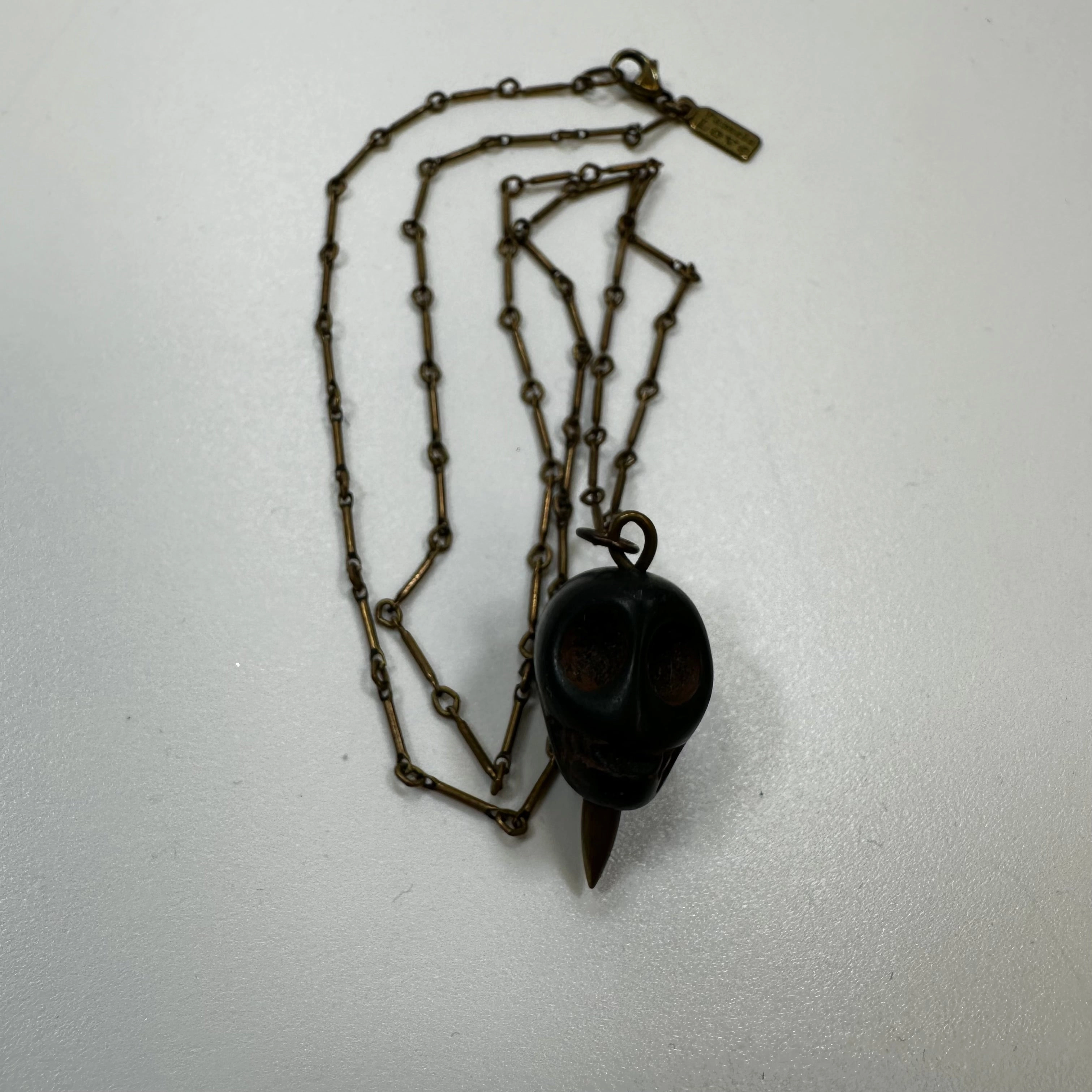 Skull Necklace Charm By Pamela Love