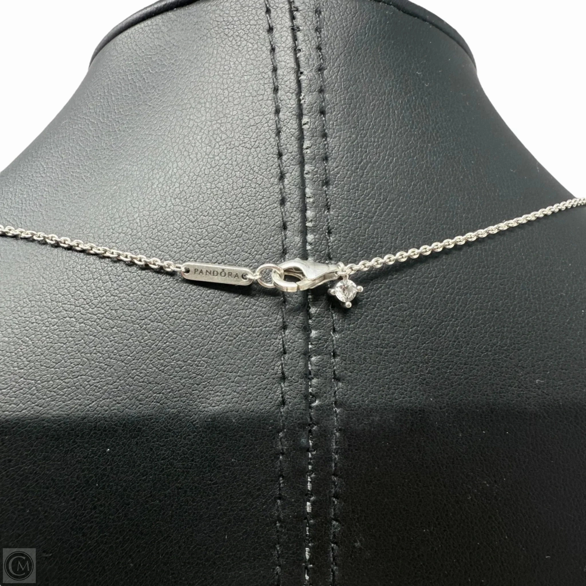 Sparkling Double Heart Necklace Sterling Silver By Pandora