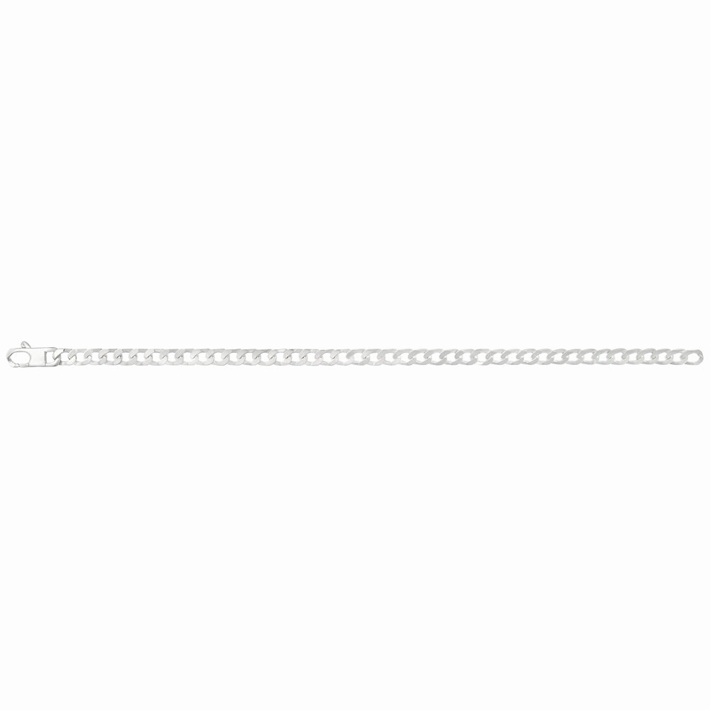 Sterling Silver 150 Gauge Curb Chain 55cm