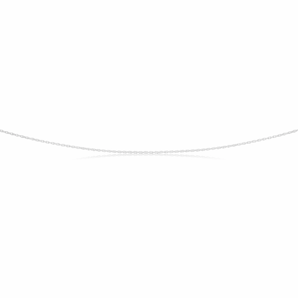 Sterling Silver 18 Gauge 45cm Singapore Chain