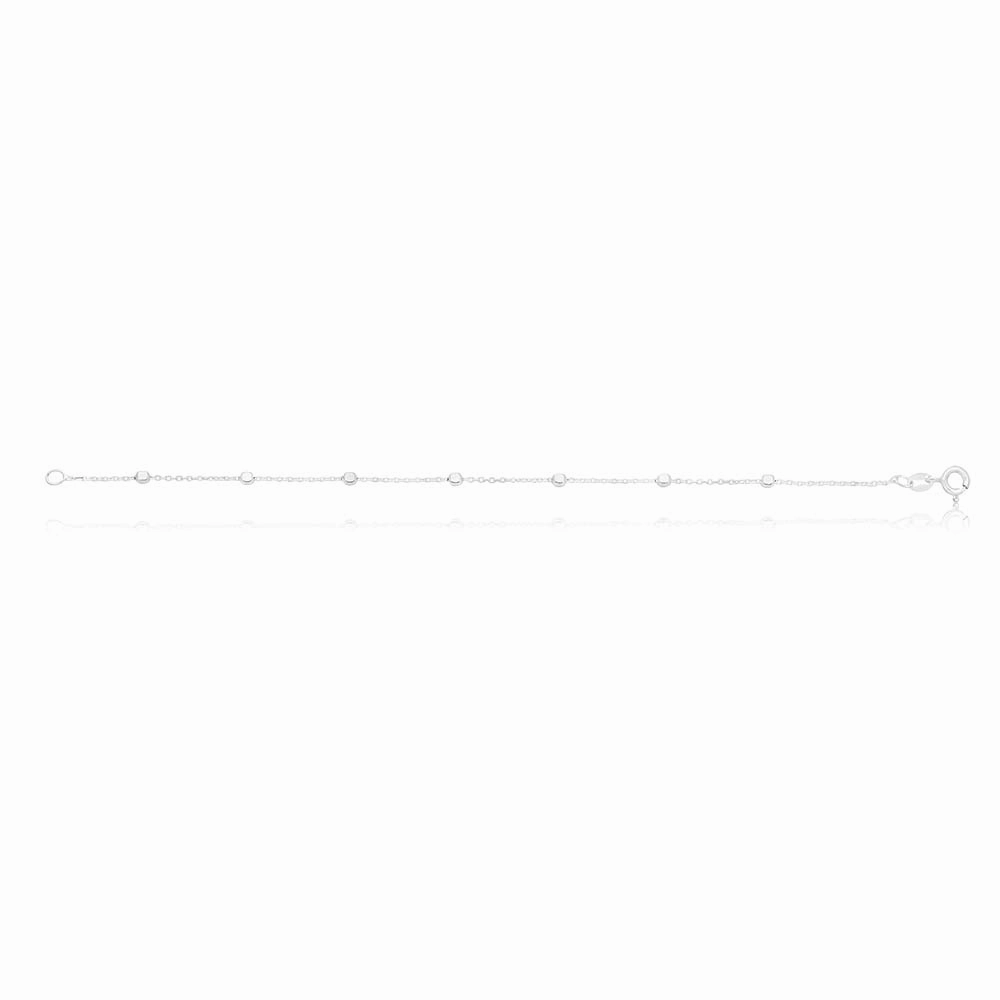 Sterling Silver 19cm Fancy Ball Bracelet