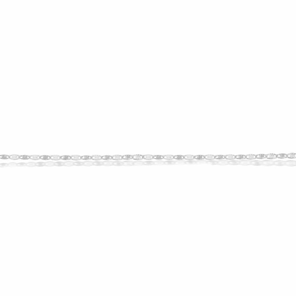 Sterling Silver 19cm Fancy Dicut Twist Bracelet
