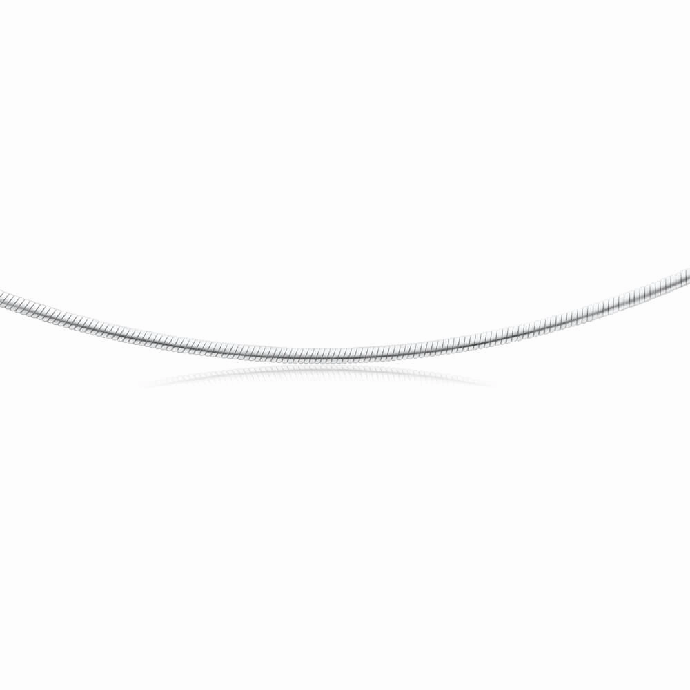 Sterling Silver 45cm 60 Gauge Flat Snake Chain