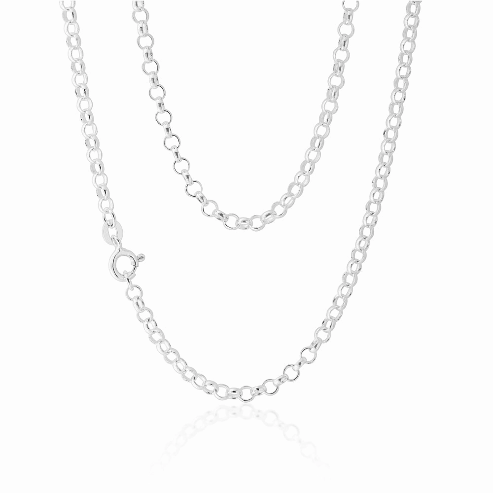 Sterling Silver 45cm 70 Gauge Belcher Chain
