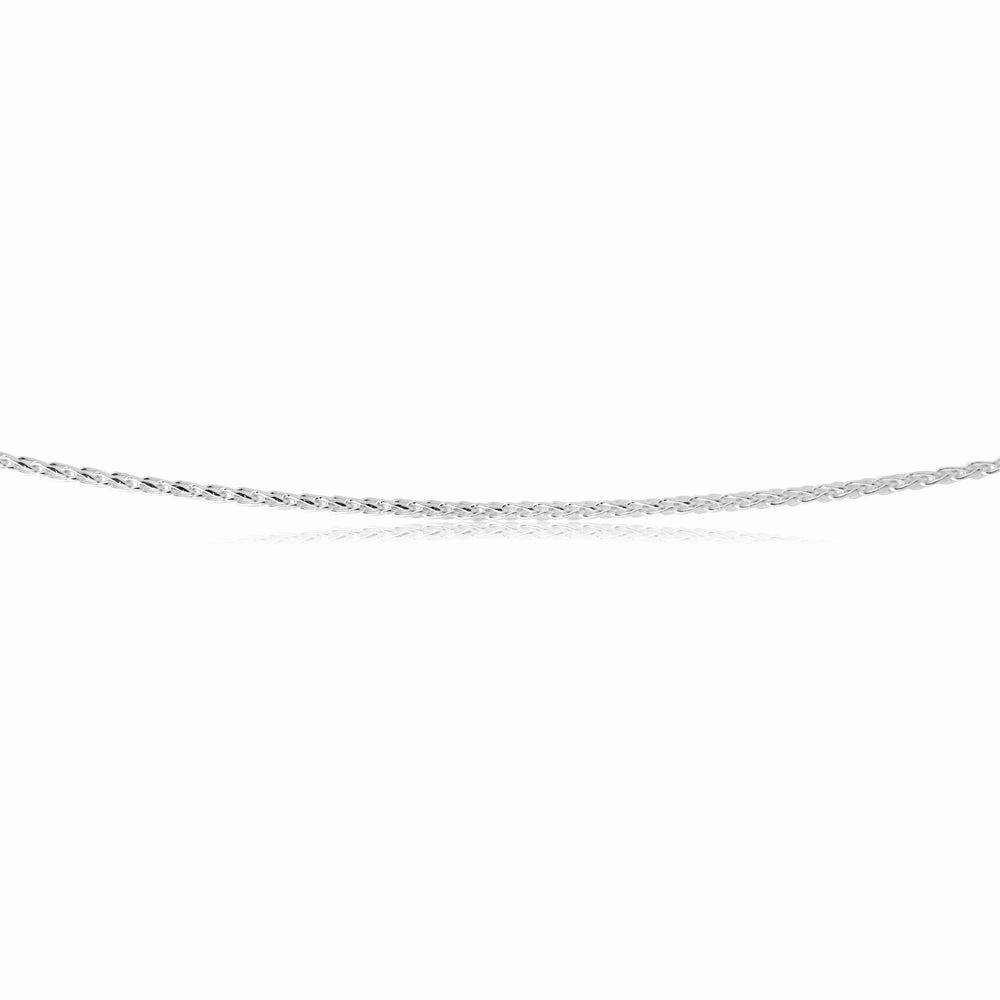 Sterling Silver 45cm Wheat Chain