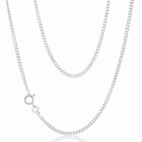 Sterling Silver 50cm Curb Chain
