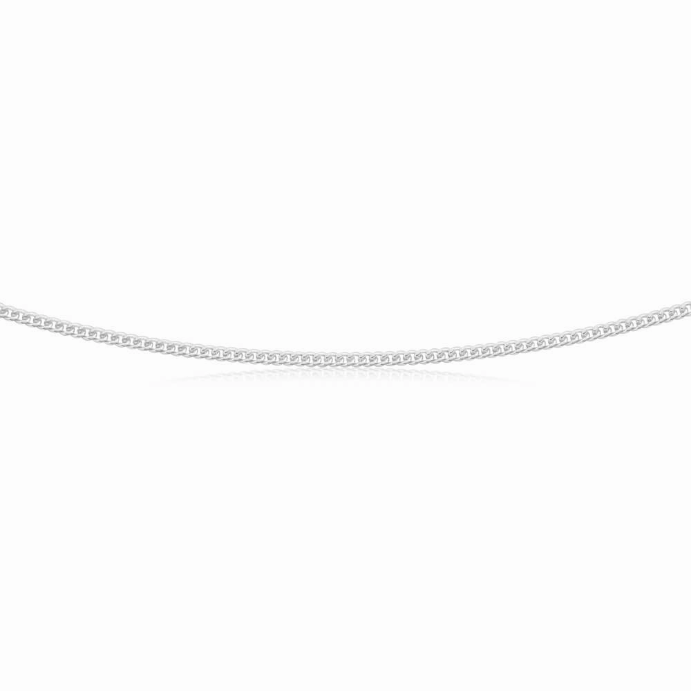 Sterling Silver 60 Gauge Curb Dicut 70cm Chain