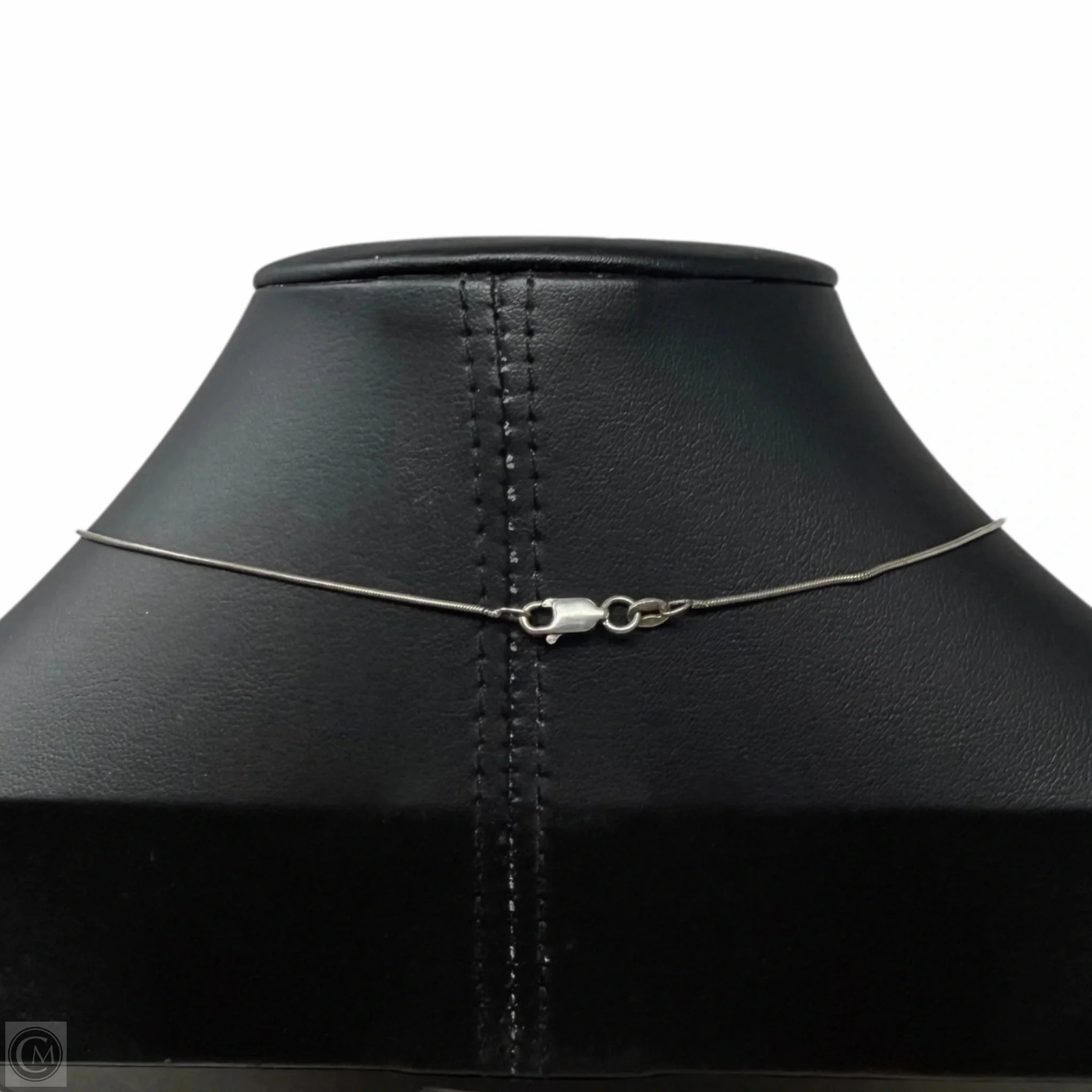 Sterling Silver & Crystal Pendant Necklace