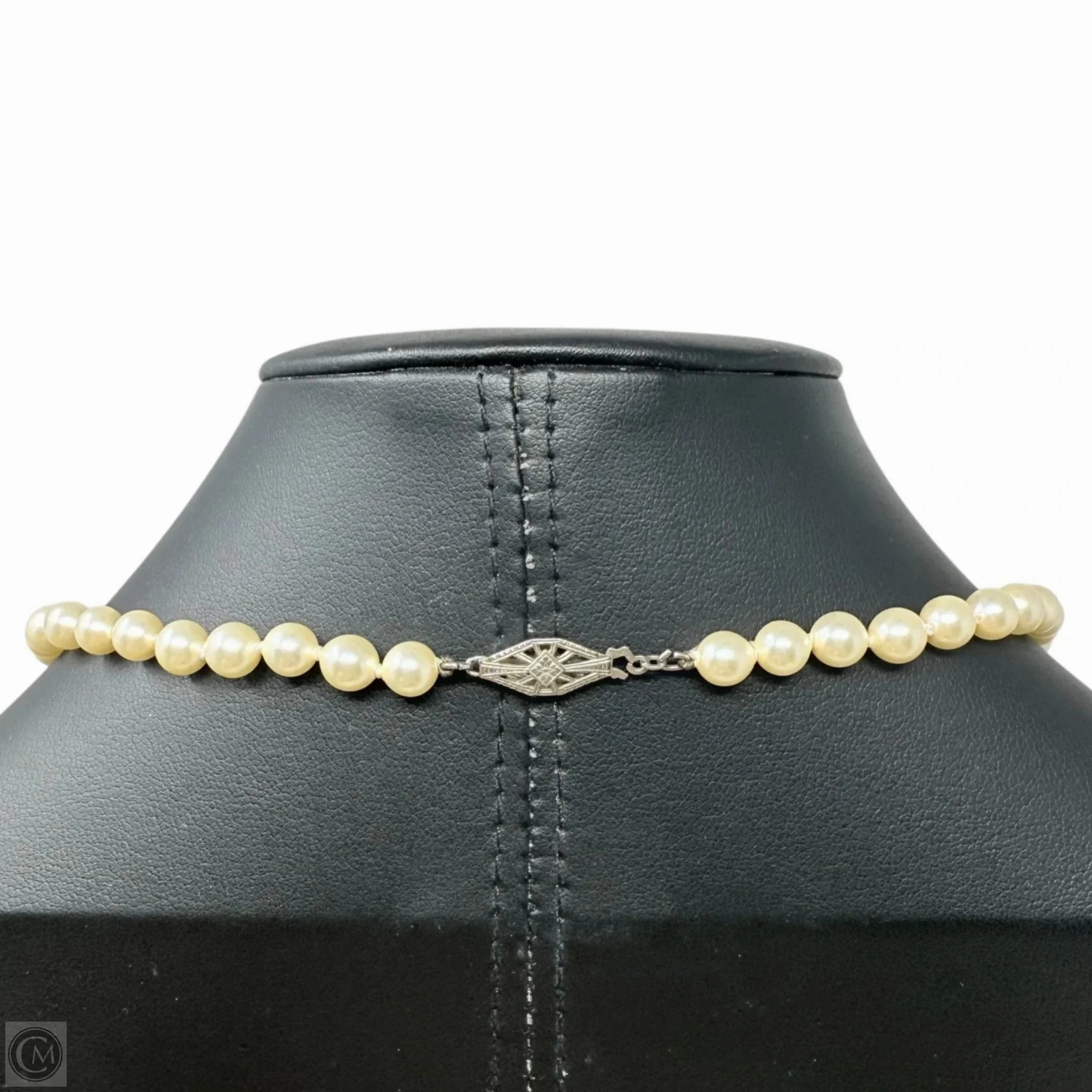 Sterling Silver & Pearl Strand Necklace