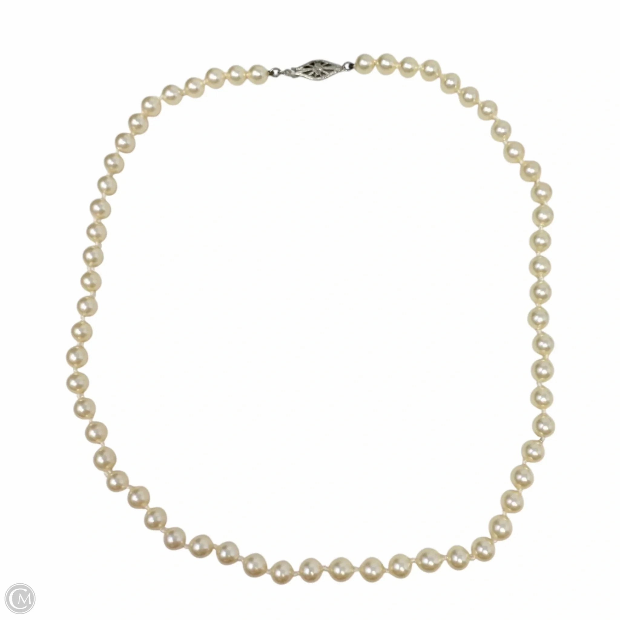 Sterling Silver & Pearl Strand Necklace