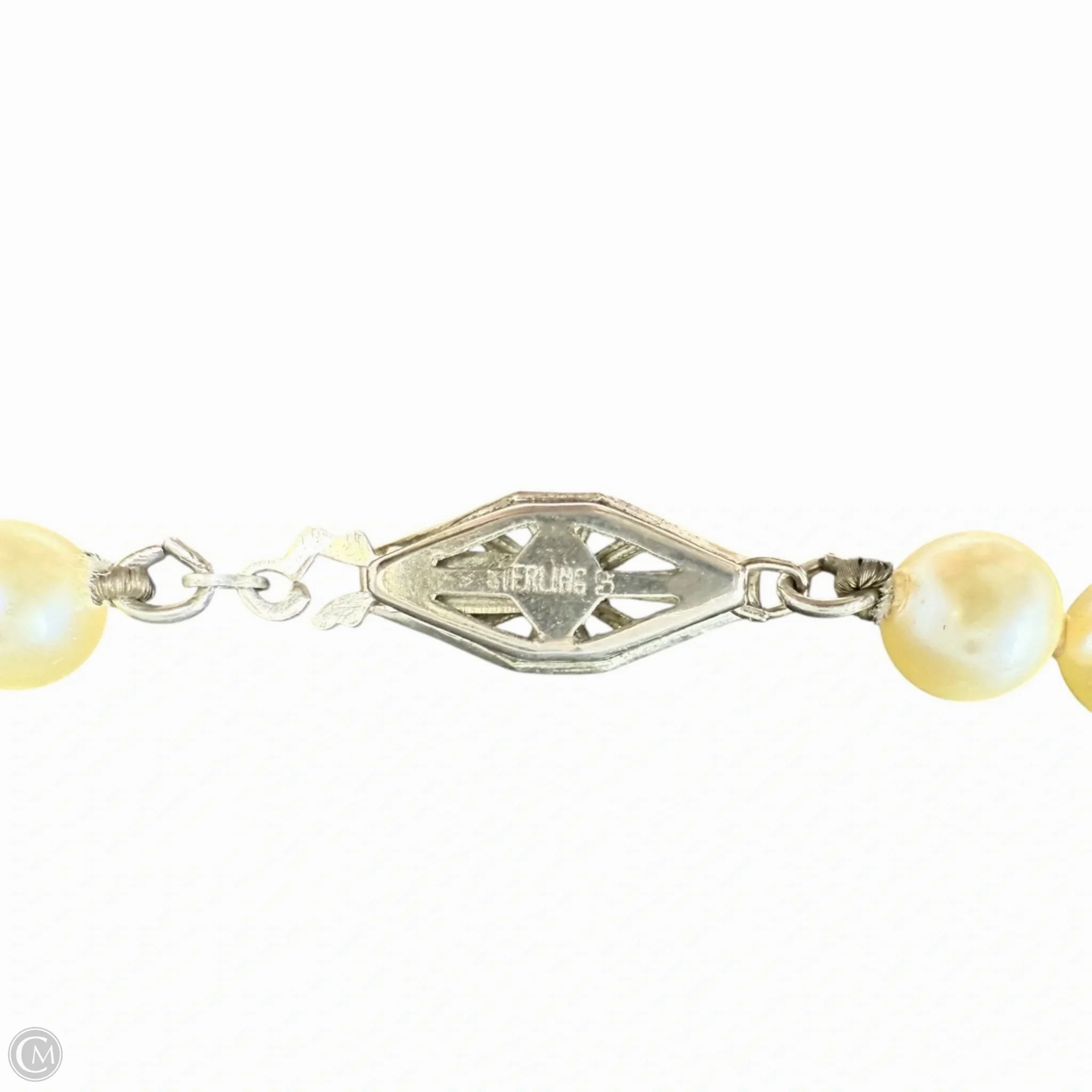 Sterling Silver & Pearl Strand Necklace