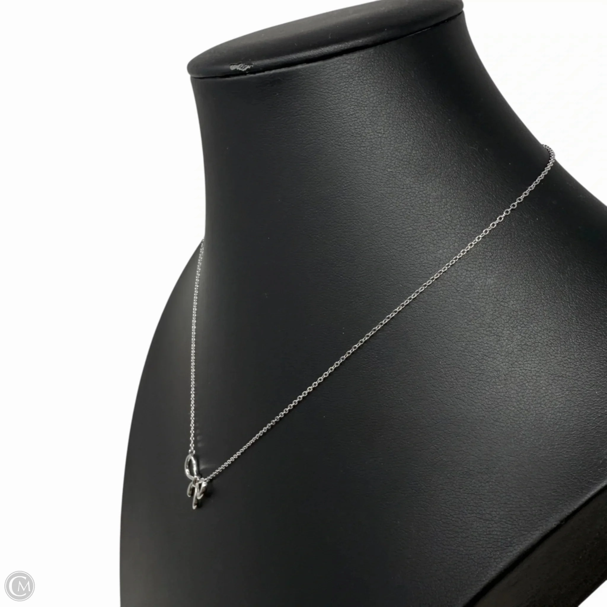Sterling Silver Bow Pendant Necklace