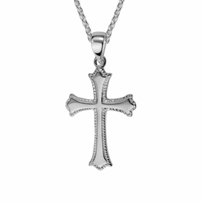 Sterling Silver Cross Pendant Necklace