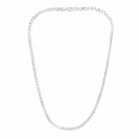 Sterling Silver Fancy 150 Gauge 45cm Chain