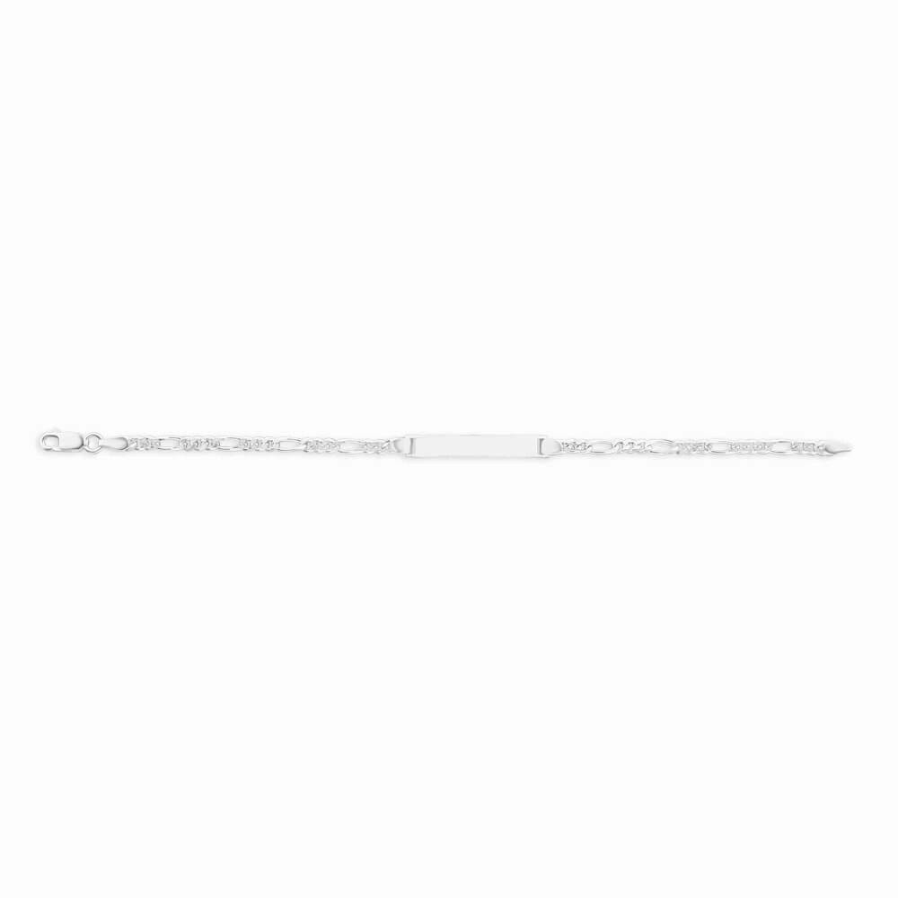 Sterling Silver Figaro 1:3 ID Bracelet in 19cm