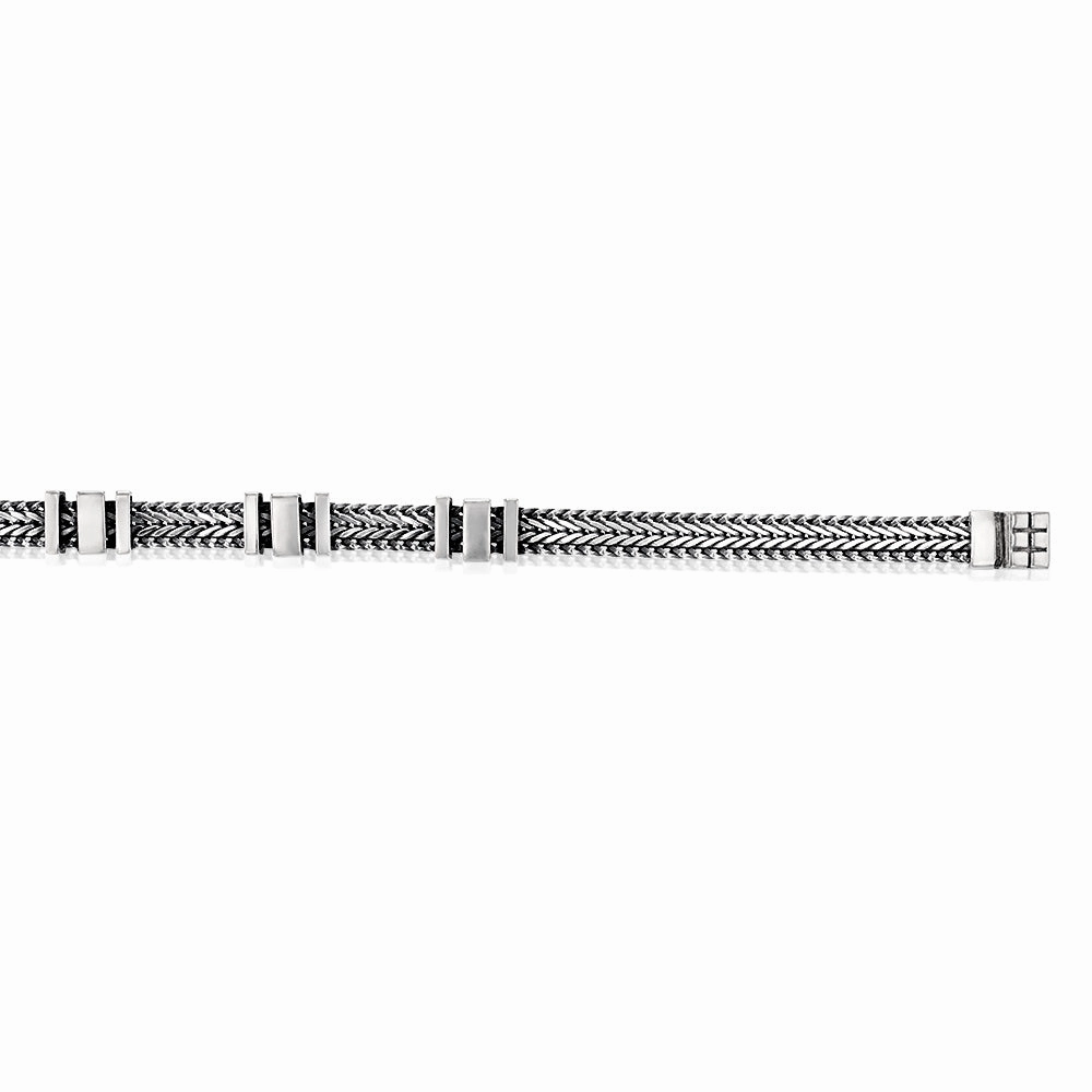 Sterling Silver Oxidised 20cm Bracelet