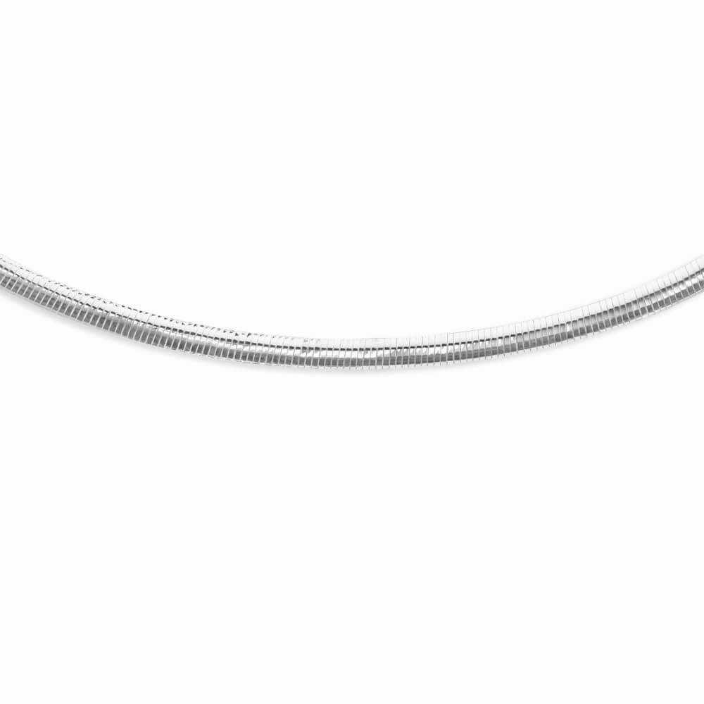 Sterling Silver Reversible Omega 5mm Chain