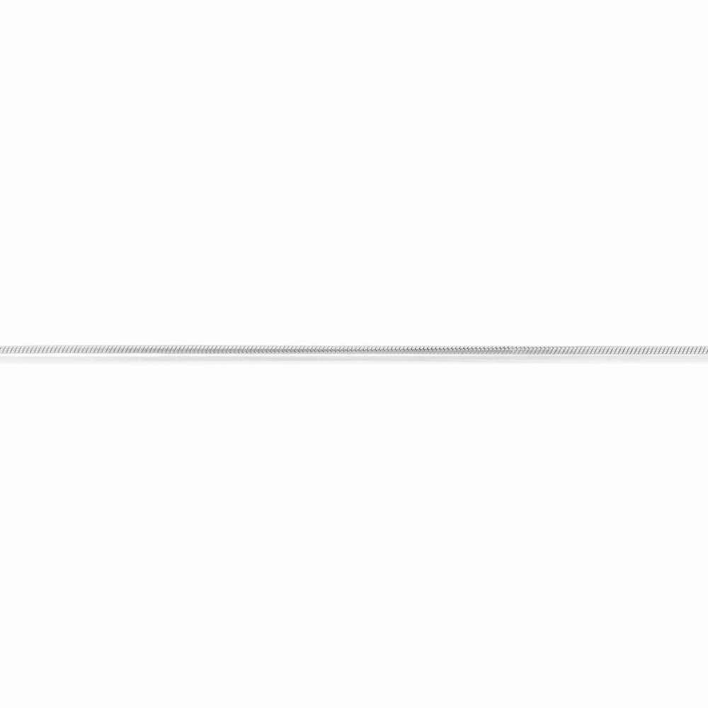Sterling Silver Snake 40cm Chain