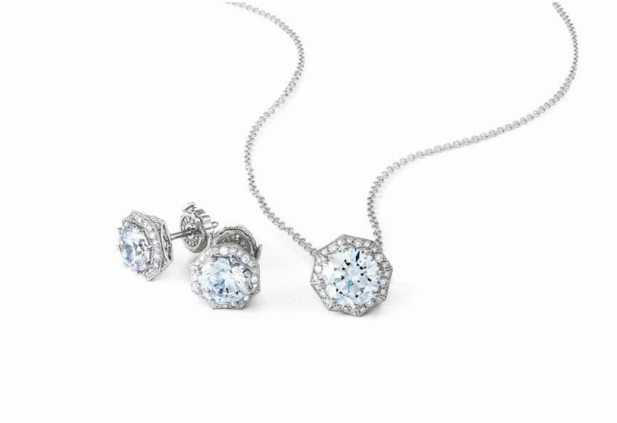 Tacori Bloom Art Deco Bloom Diamond Necklace