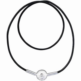 Thomas Sabo Bracelet Silver/Cotton Waxed Black