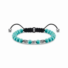 Thomas Sabo Bracelet turquoise skull