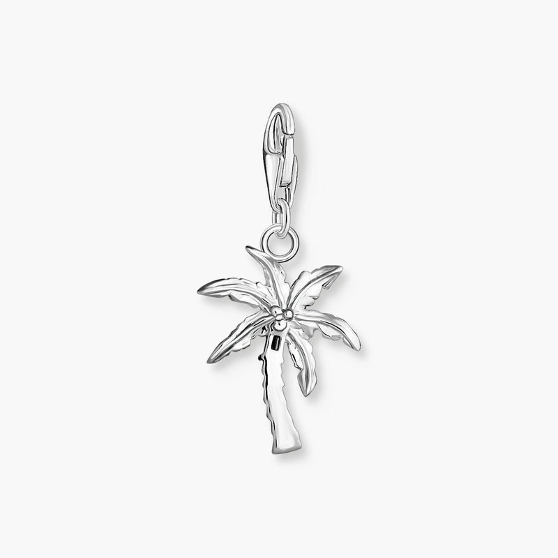 Thomas Sabo Charm Pendant - Colourful Palm Tree - Silver