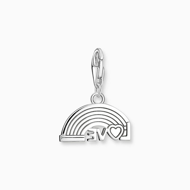 Thomas Sabo Charm Pendant - Colourful Rainbow - Silver
