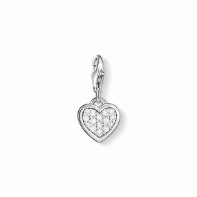 Thomas Sabo Charm pendant glitter heart