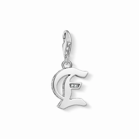 Thomas Sabo Charm pendant letter E silver