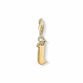 Thomas Sabo Charm pendant letter I gold