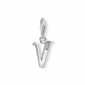 Thomas Sabo Charm pendant letter V silver