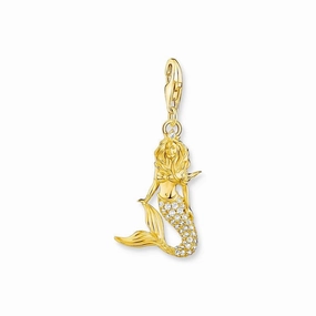 Thomas Sabo Charm pendant mermaid gold