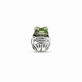 Thomas Sabo Cubic Zirconia Frog Karma Bead