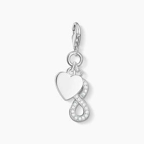 Thomas Sabo CZ Infinity With Heart Charm