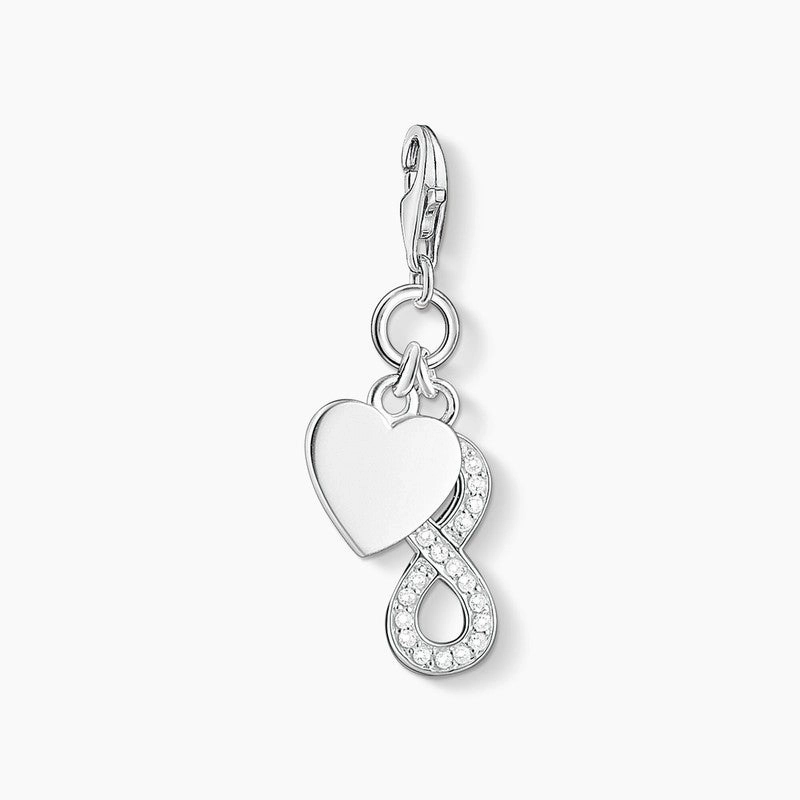 Thomas Sabo CZ Infinity With Heart Charm