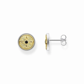 Thomas Sabo Ear studs elements of nature gold